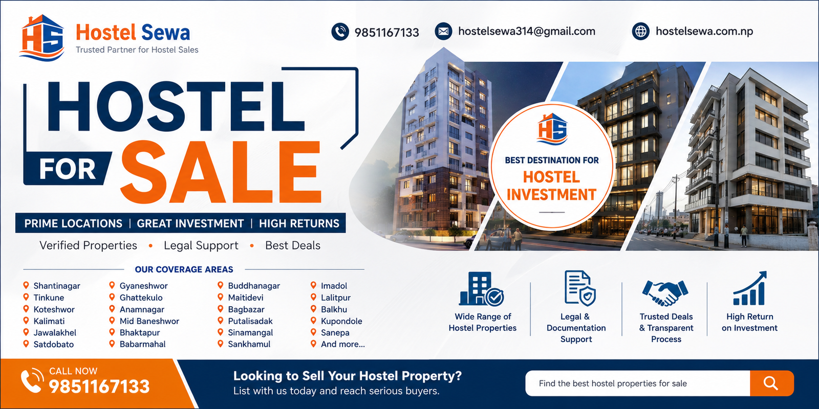 HOSTEL FOR SALE